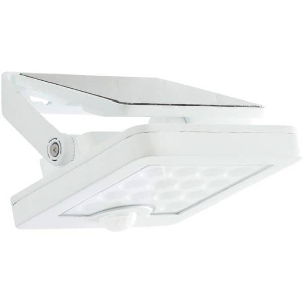 Brilliant - Applique extérieure - BRILLIANT - LUTON - LED et solaire - Détecteur de mouvement - Plastique et métal - 4 W - Blanc - Image 4