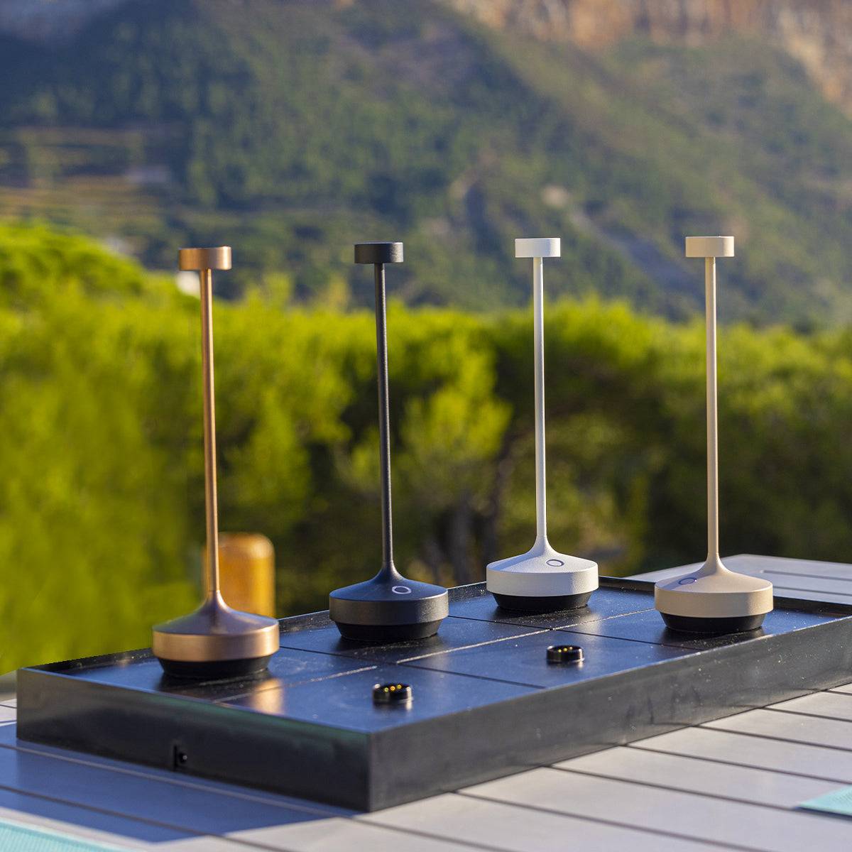 Lumisky - Base de chargement induction KELLY PLATE pour 6 lampes KELLY, SOPHIA, RUBY - Imagen 3