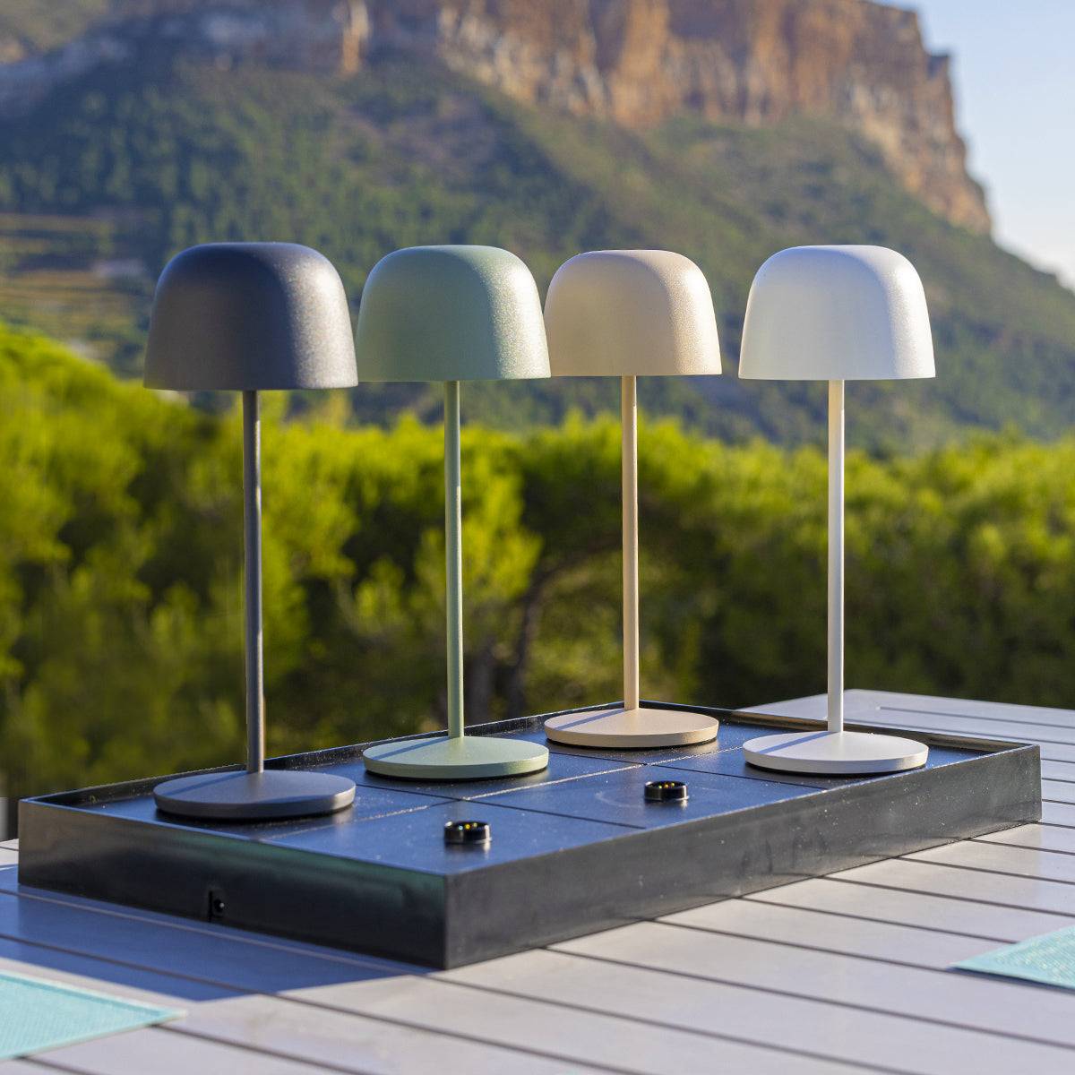 Lumisky - Base de chargement induction KELLY PLATE pour 6 lampes KELLY, SOPHIA, RUBY - Imagen 4