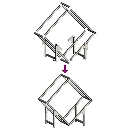 Porte-bûches design en acier pour cheminée intérieur Blanc 50x25x50 cm – ComfortXL Outdoor Living - Image 9