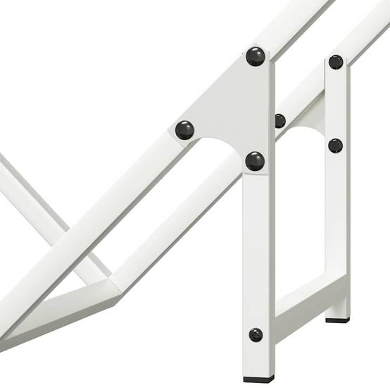 Porte-bûches design en acier pour cheminée intérieur Blanc 50x25x50 cm – ComfortXL Outdoor Living - Image 8