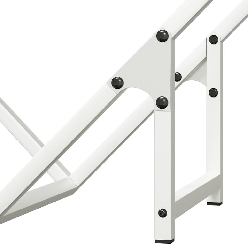 Porte-bûches design en acier pour cheminée intérieur Blanc 50x25x50 cm – ComfortXL Outdoor Living - Image 8