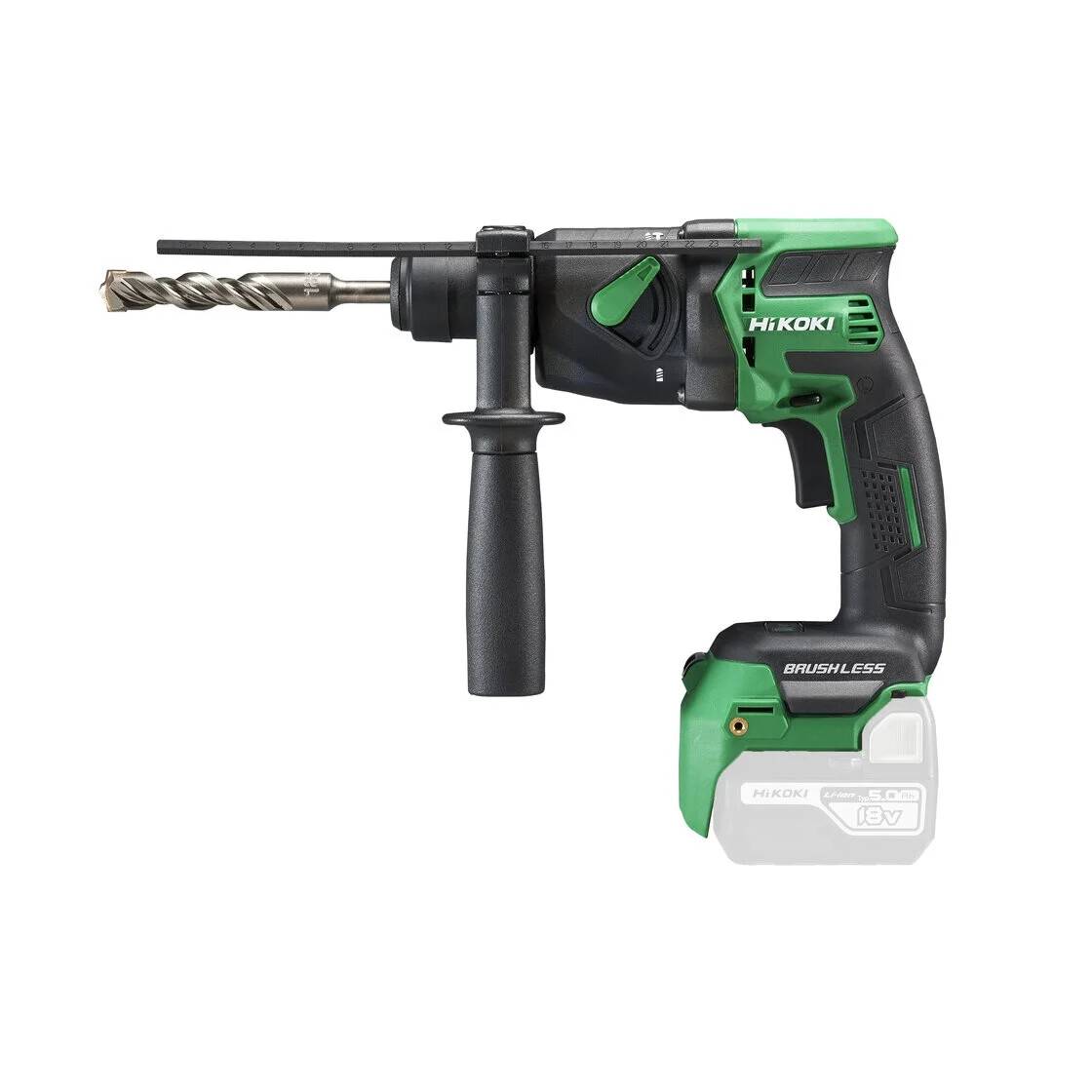 Perforateur SDS+ 18mm Brushless 18V Li-ion 1,3 J - 2 modes - HIKOKI - sans batterie, ni chargeur - HitCase II - DH18DPBW2Z - Image 1