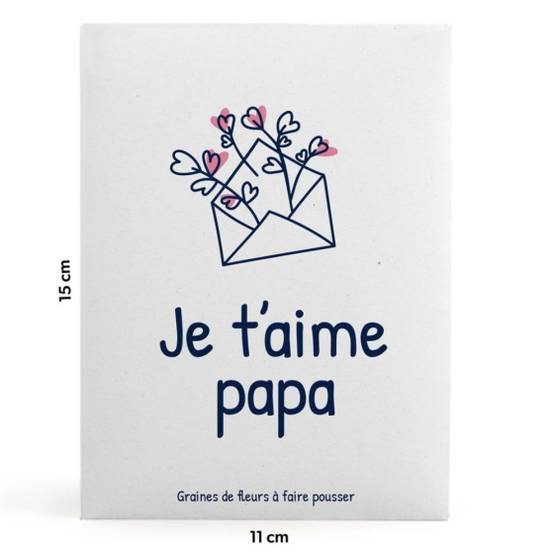 Radis et Capucine - Radis et Capucine - Sachet message - Papa je t'aime - Image 2