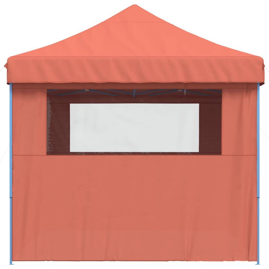 Barnum Imperméable 4.5x3 m Acier Pliant avec 4 Murs Vitrés pour Fête Terre Cuite – ComfortXL Outdoor Living - Image 4
