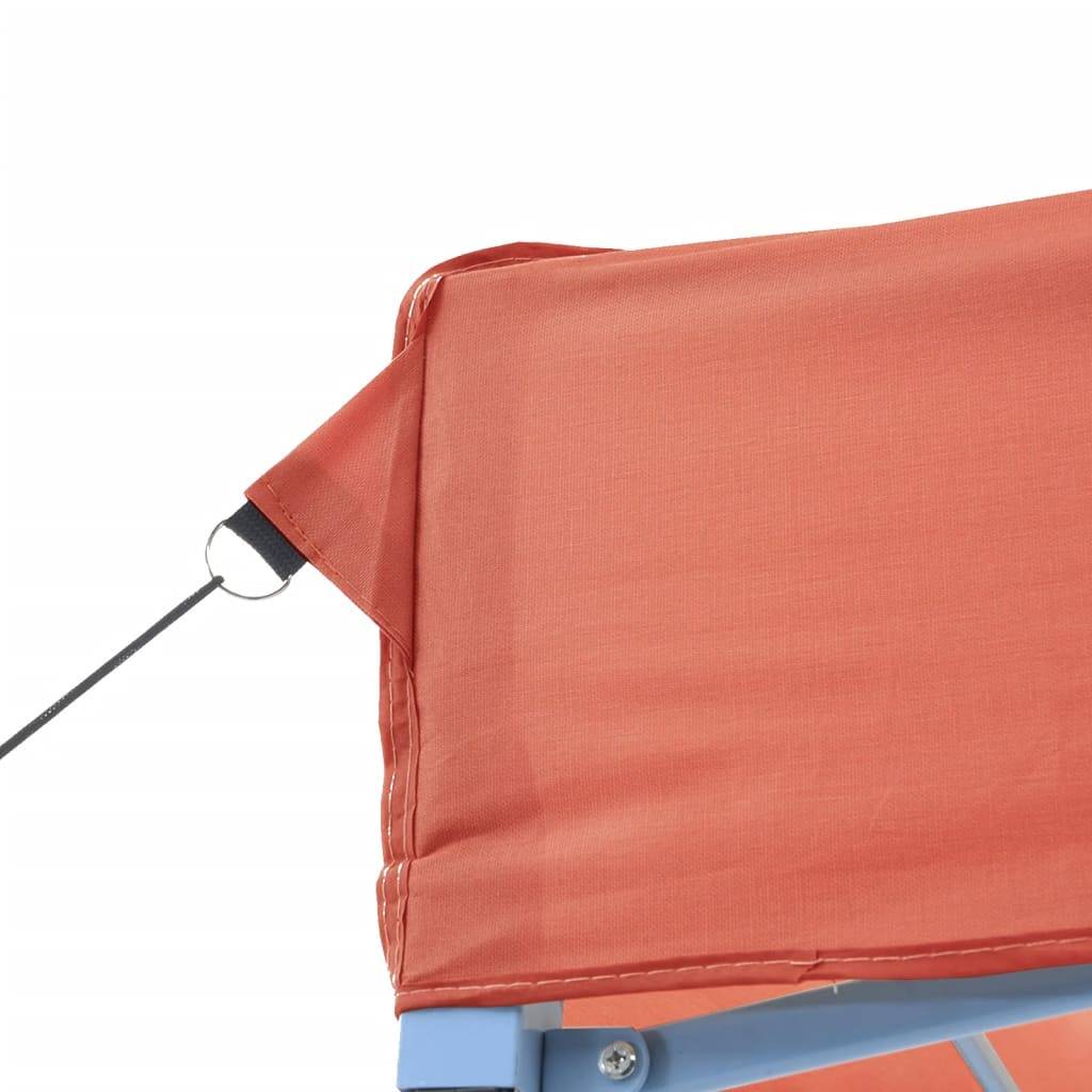 Barnum Imperméable 4.5x3 m Acier Pliant avec 4 Murs Vitrés pour Fête Terre Cuite – ComfortXL Outdoor Living - Image 8
