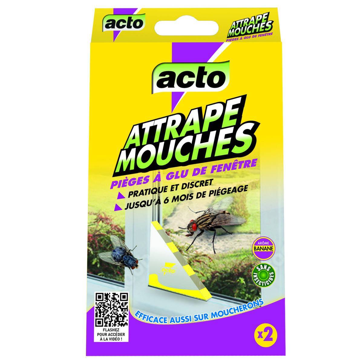 Acto - Acto Attrapes mouches - Piège à glu de fenêtre - Imagen 3