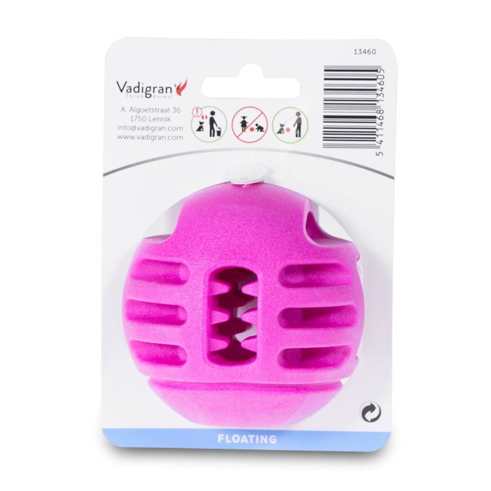 Vadigran - Vadigran - Pelota TPR rosa fresa ø 8 cm para perro - Imagen 3