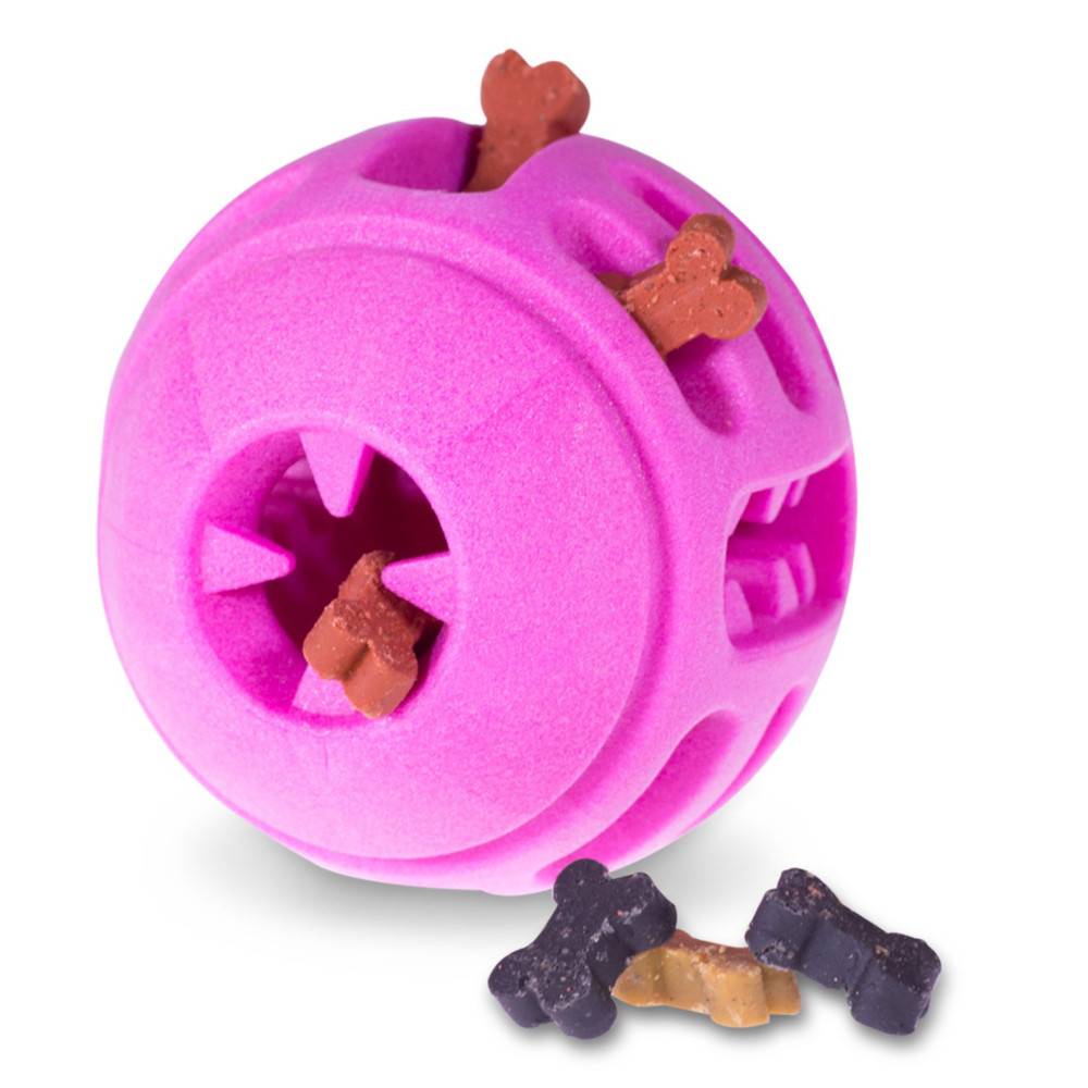 Vadigran - Vadigran - Pelota TPR rosa fresa ø 8 cm para perro - Imagen 6