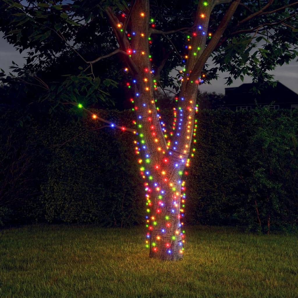 Lampe d'extérieur - Lampe de jardins solaires 5 pcs 5x200 LED Multicolore Intérieur - Image 2