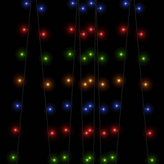 Lampe d'extérieur - Lampe de jardins solaires 5 pcs 5x200 LED Multicolore Intérieur - Image 6