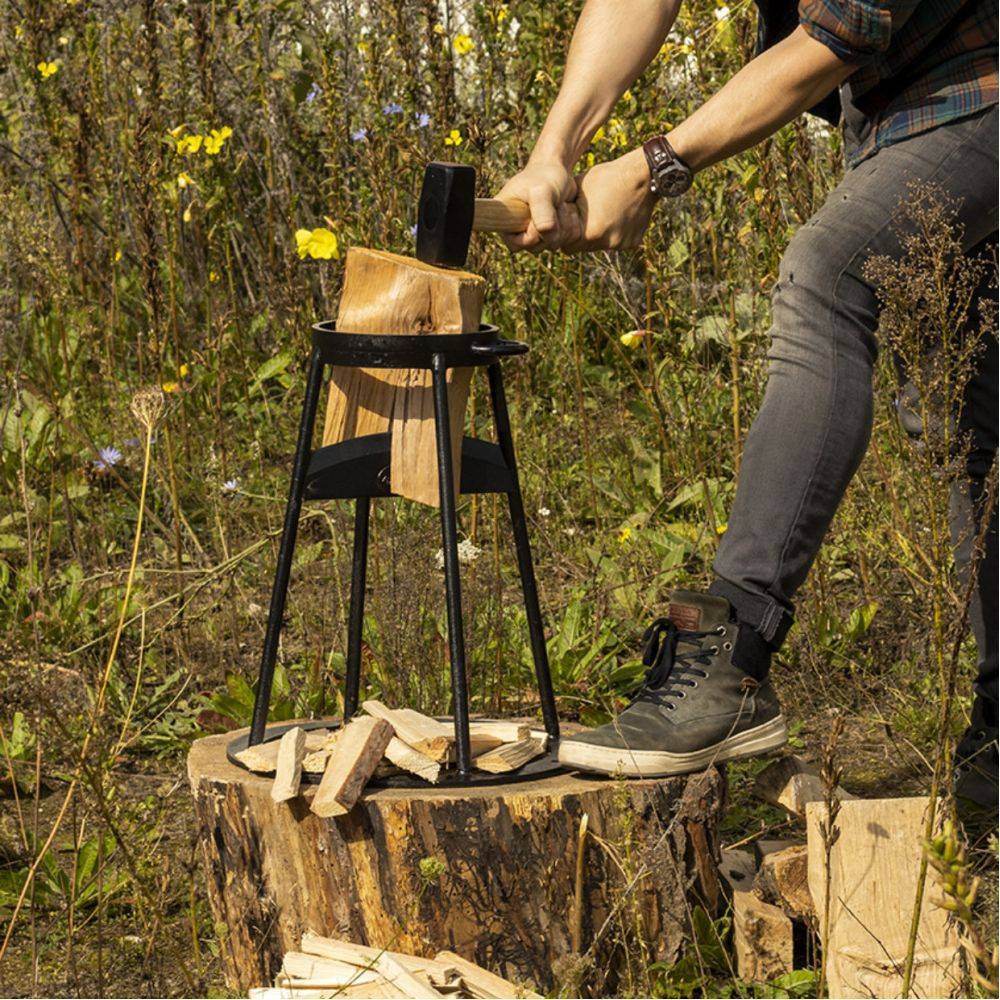 Esschert Design - Set fendeuse à bois  support et maillet 38 x 46 cm - Image 2