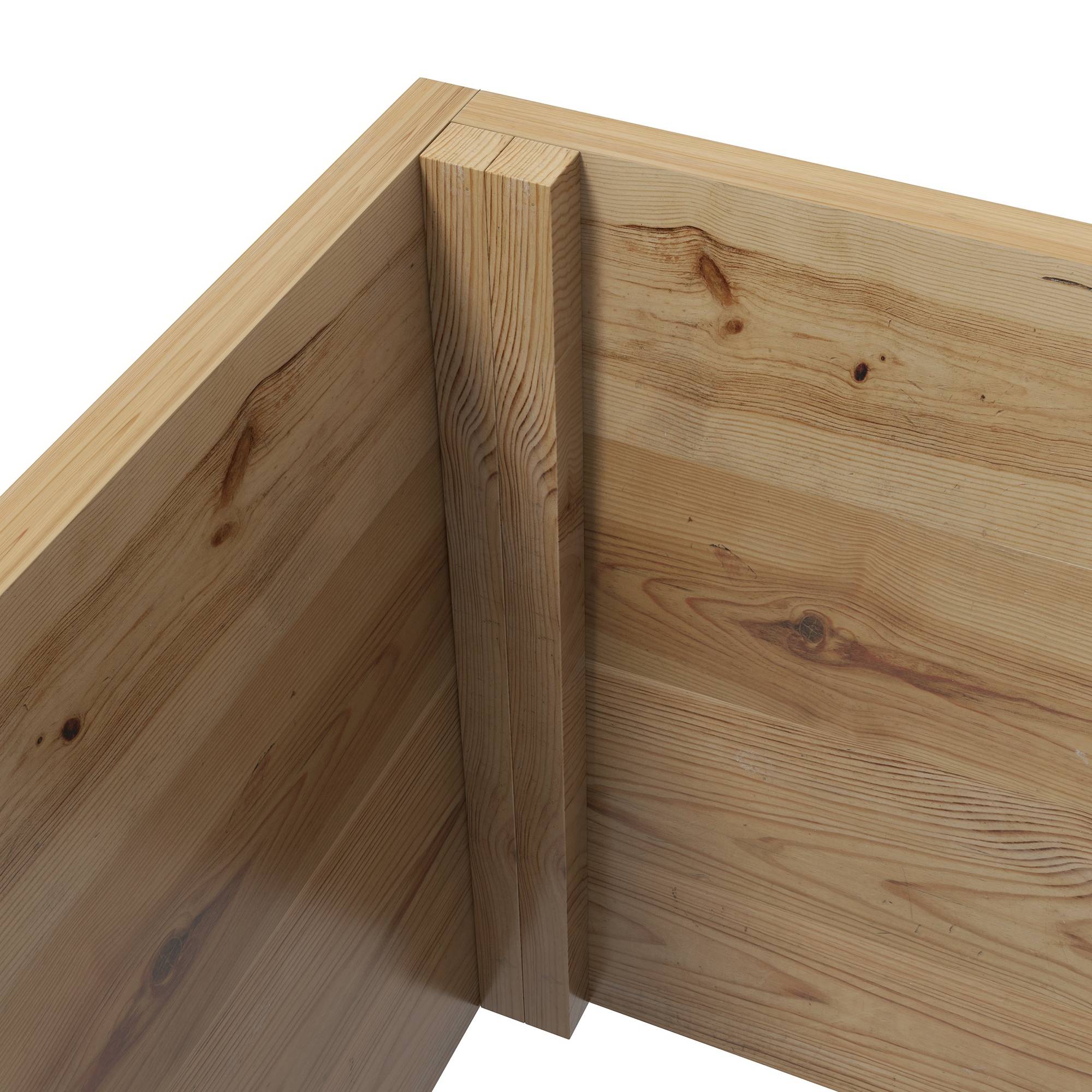 Jardinière avec treillis bois de sapin naturel 160 x 55 x 183 cm - PANGIVO - Image 10