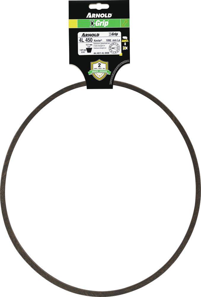 Arnold - Courroie trapézoïdale X-Grip V de type 4L450 Arnold - Imagen 1