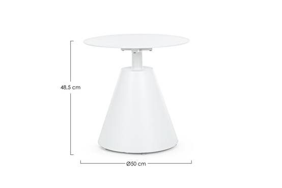 Autre - Table basse de jardin ronde en aluminium D50 - HOSSEGOR - Imagen 6
