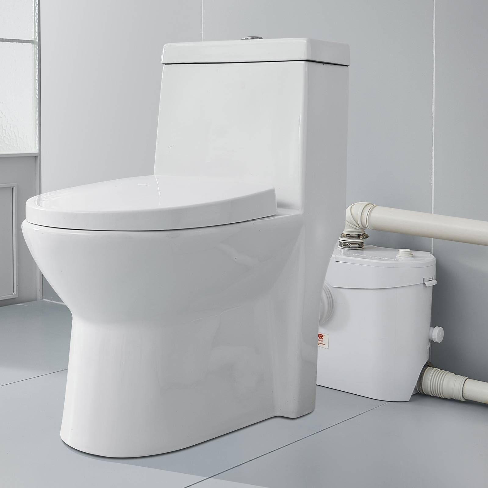 VEVOR Pompe macératrice 900W, sanitaire 4 entrées eau, 180 L/min, ht. refoulement 12 m. - Image 8
