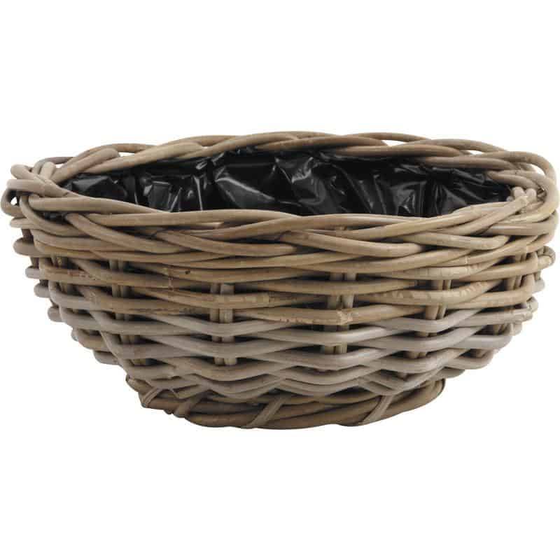 Aubry Gaspard - Jardinière ronde en poelet gris Diam 35 cm - Aubry Gaspard - Imagen 1