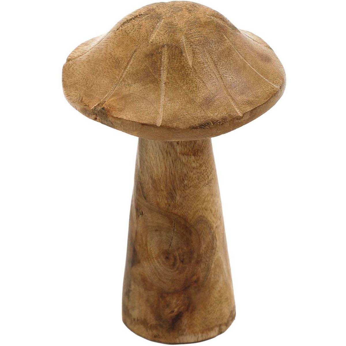 Sil - Champignon déco en manguier 15 x 12 cm Sil - Imagen 1