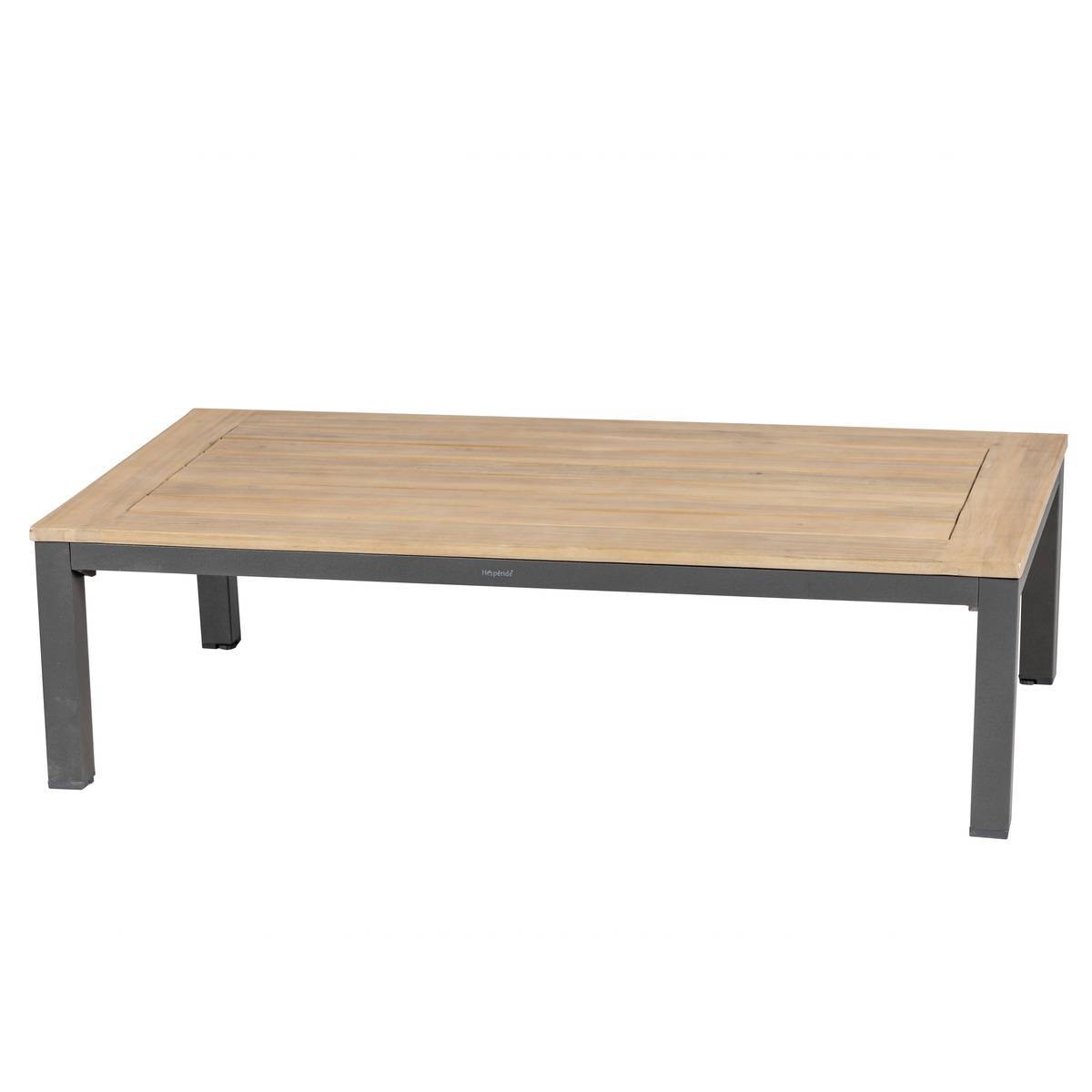 Hesperide - Table basse de jardin rectangulaire "Emperia" graphite 130x69x36cm en acacia Hespéride - Imagen 2