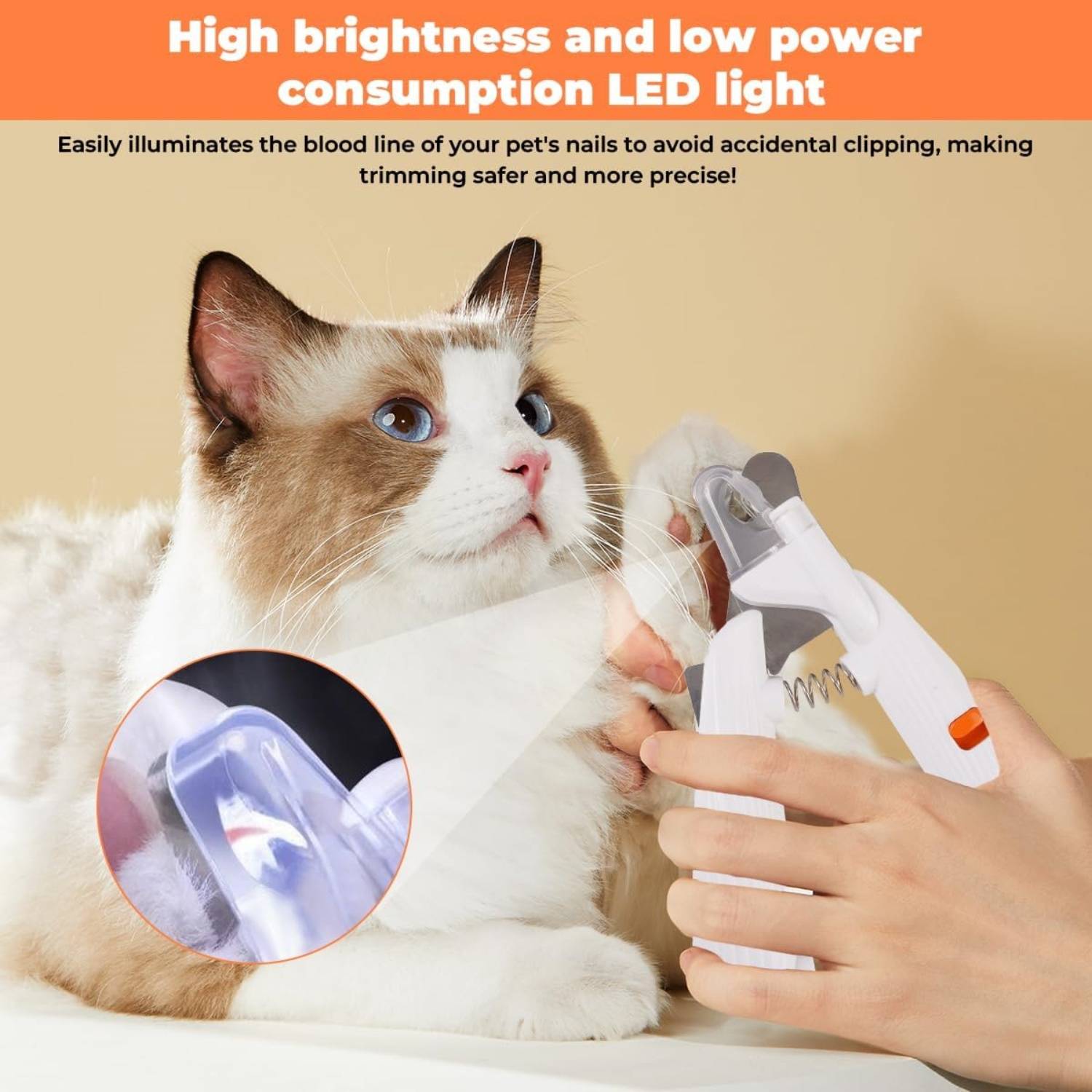 DtopbuyAge - Coupe-Ongles LED pour Chien et Chat - Sécurité et Précision DtopbuyAge - Image 4