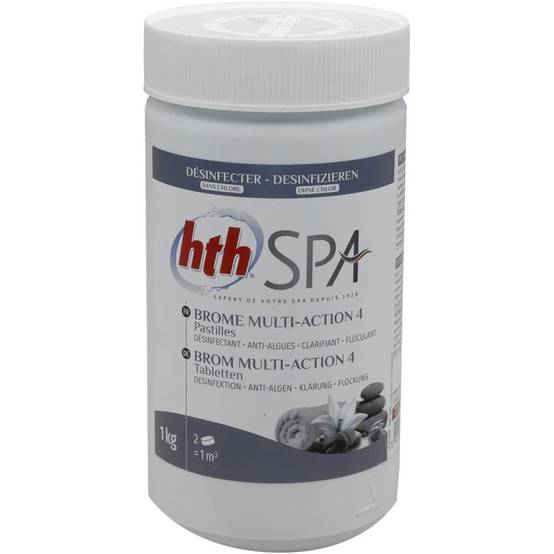 Brome hth SPA Multi-Action 4 - pastilles 20 g. - 1kg - Image 1
