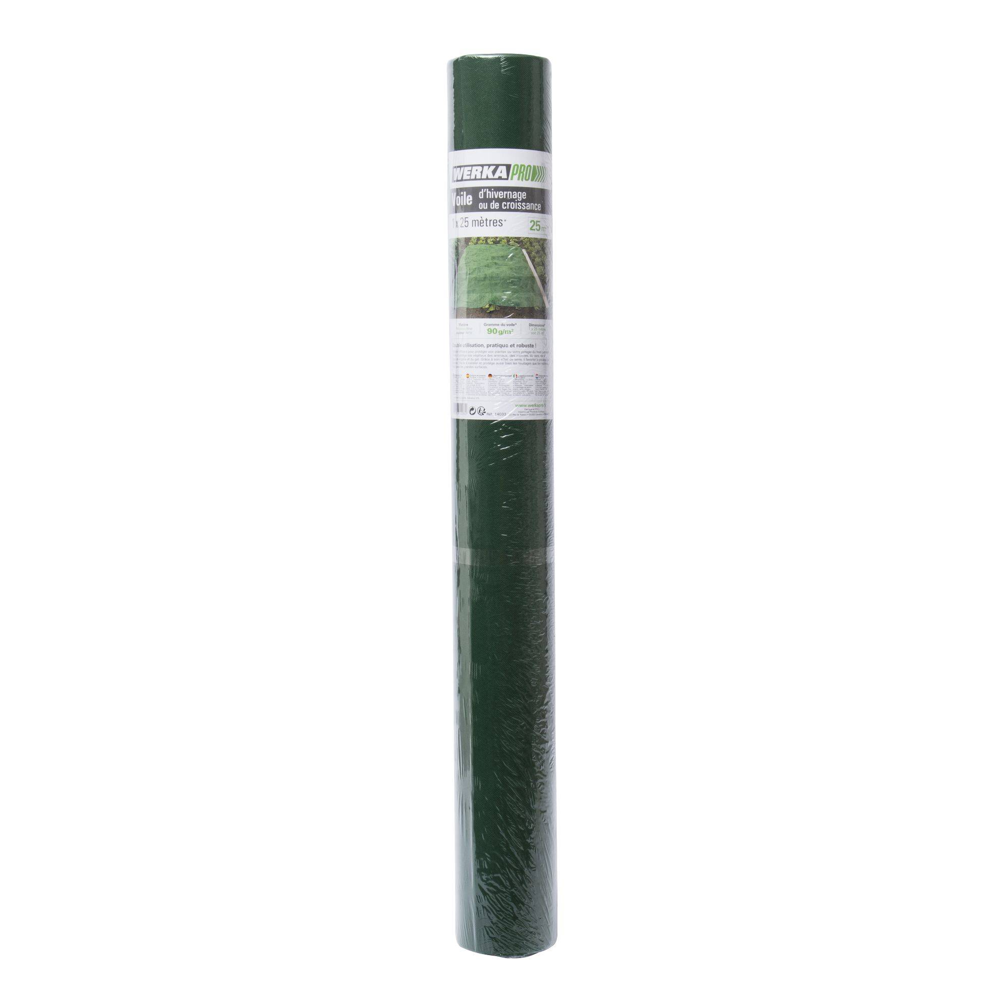 Voile d'hivernage vert 90g-m2 - 1 x 25m - Imagen 2