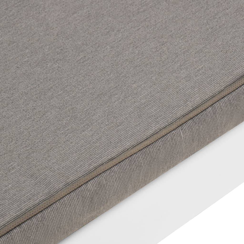 PANGIVO - Lot de 2 bancs de jardin plastique blanc 130 x 65 x 70 cm - PANGIVO - Image 8