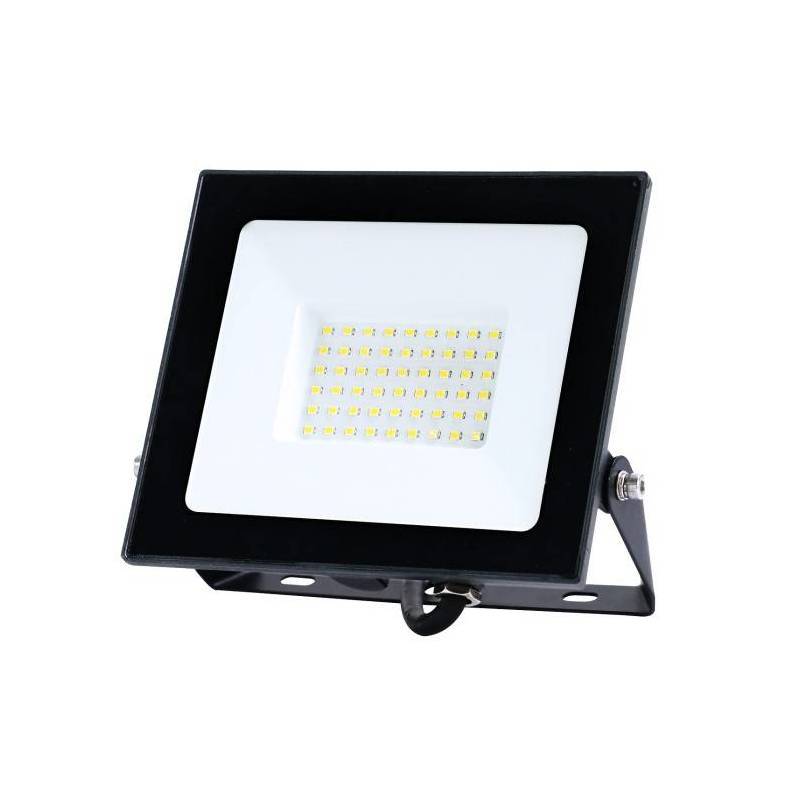 Projecteur LED MH 50W noir 6500K IP65 blanc froid - Image 1