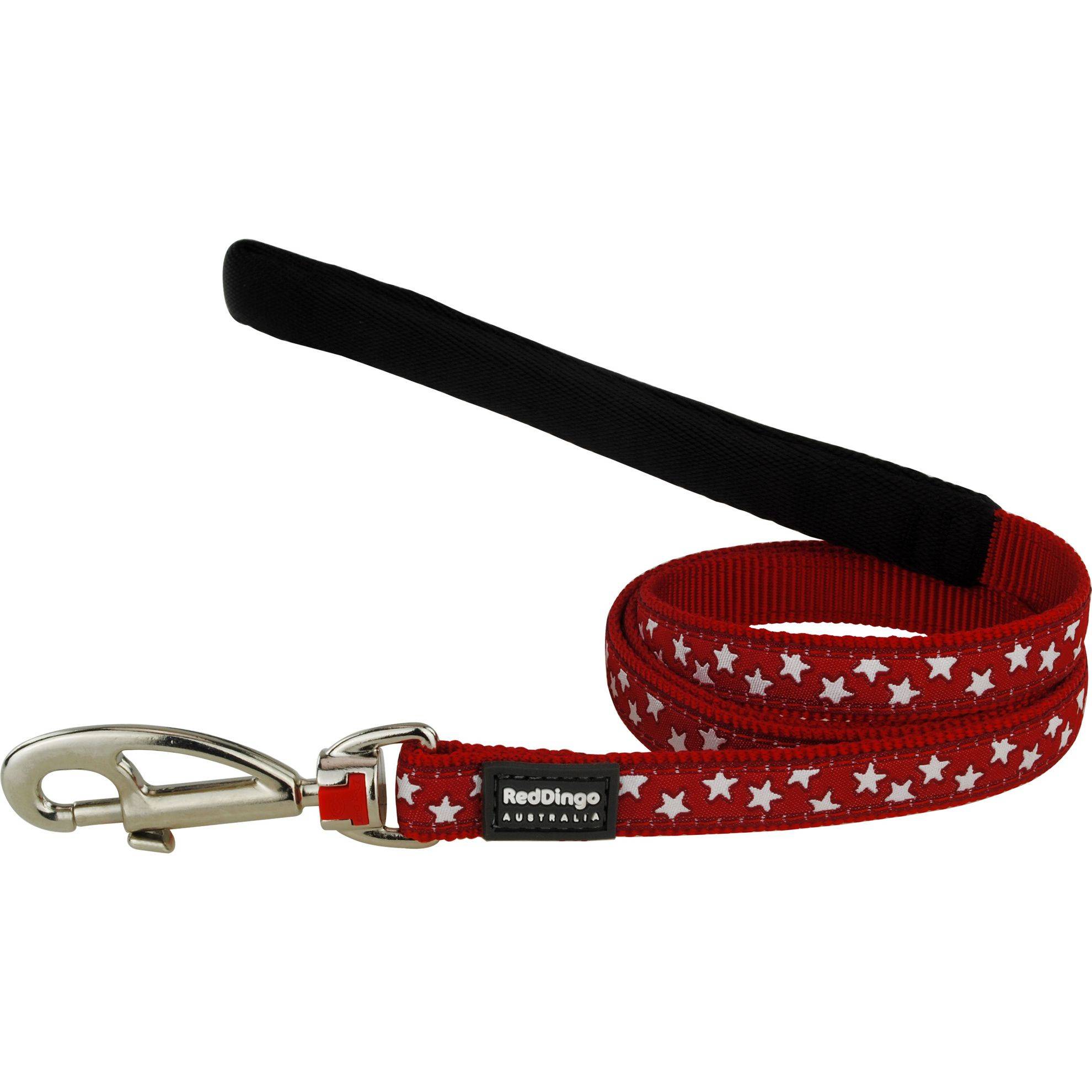 Laisse Red Dingo Fantaisie rouge motifs étoiles Taille : T2 RED DINGO