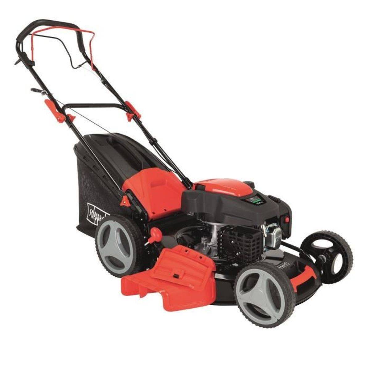 Scheppach - Tondeuse thermique autotractée 4 en 1 53 cm, moteur 224 cm³ 7 cv, mulching - Scheppach