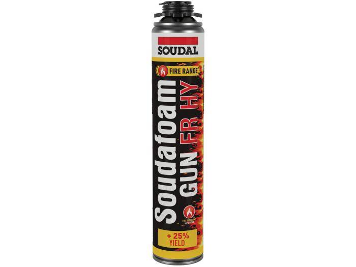 Mousse PU Soudafoam FR HY Gun rose 750ml - SOUDAL - 146750 - Image 1