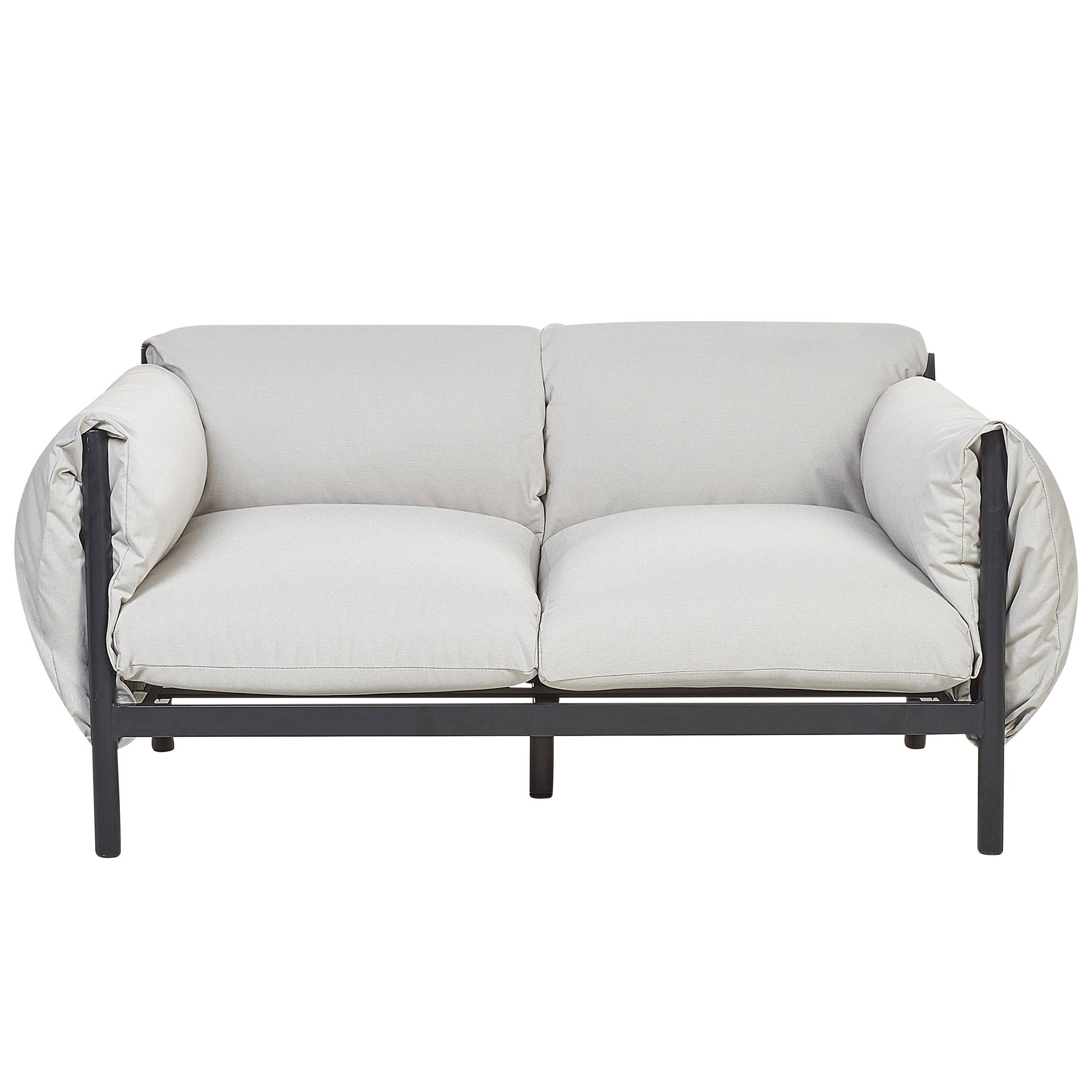 Beliani - Set de jardin, 4 Personnes Aluminium Gris ESPERIA - Beliani - Imagen 5