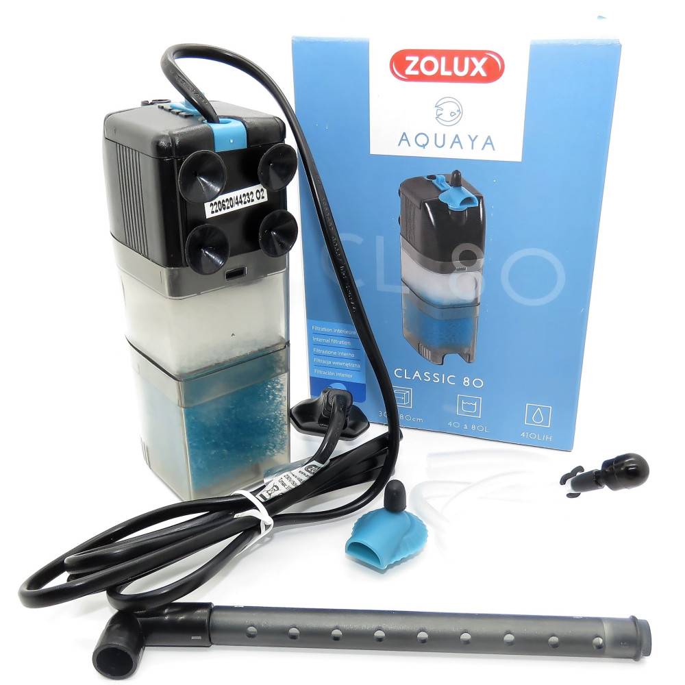 Zolux - Filtration intérieure classic 80 zolux 5 W pour aquarium de 40 à 80 L - Image 2