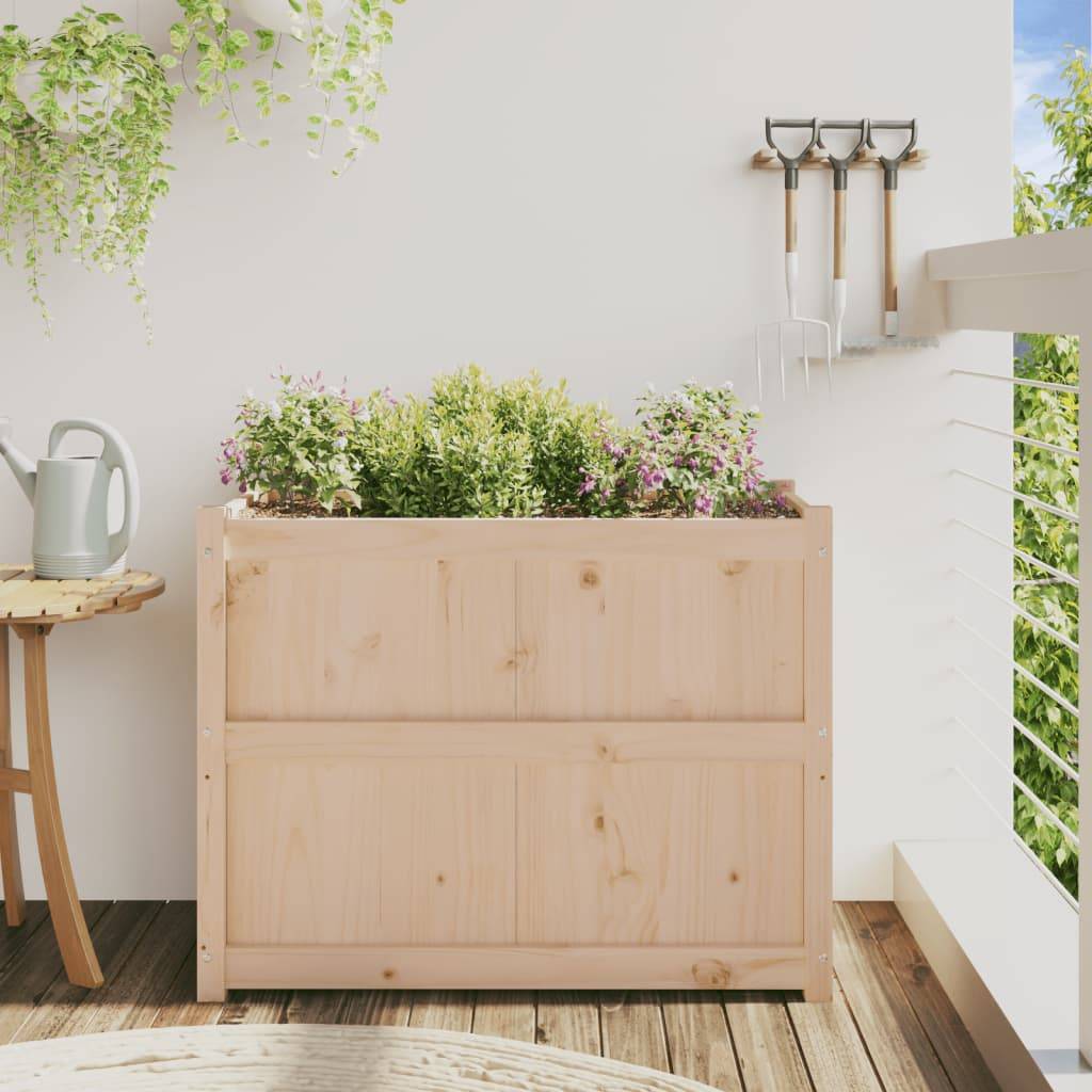Maison Chic - Jardinière - Bac à Fleurs - Pot De Fleurs 90x50x70 cm bois de pin massif - Imagen 3