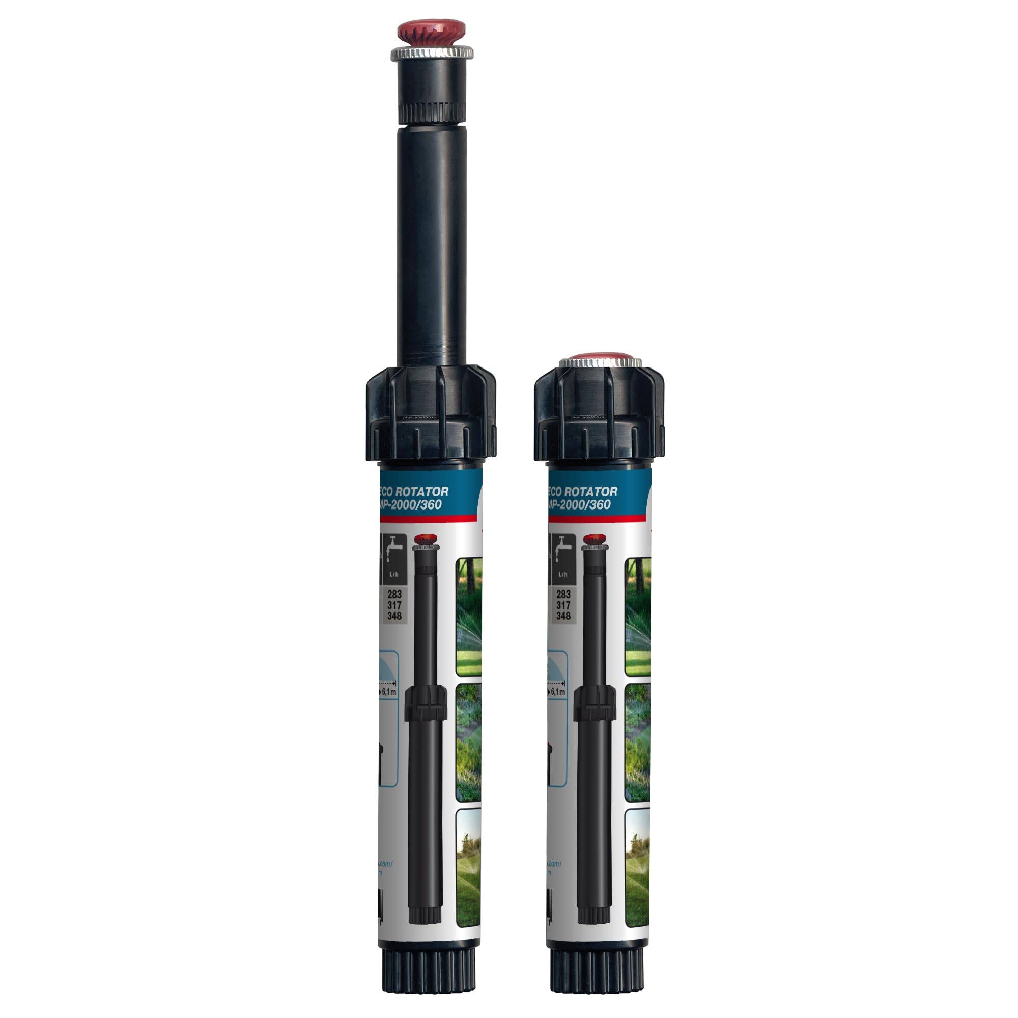 Hunter - Jardibric - Tuyère Arrosage 360° 10 cm 15x21 - Arroseur Escamotable Portée 4 à 6,4 m Irrigation Jardin