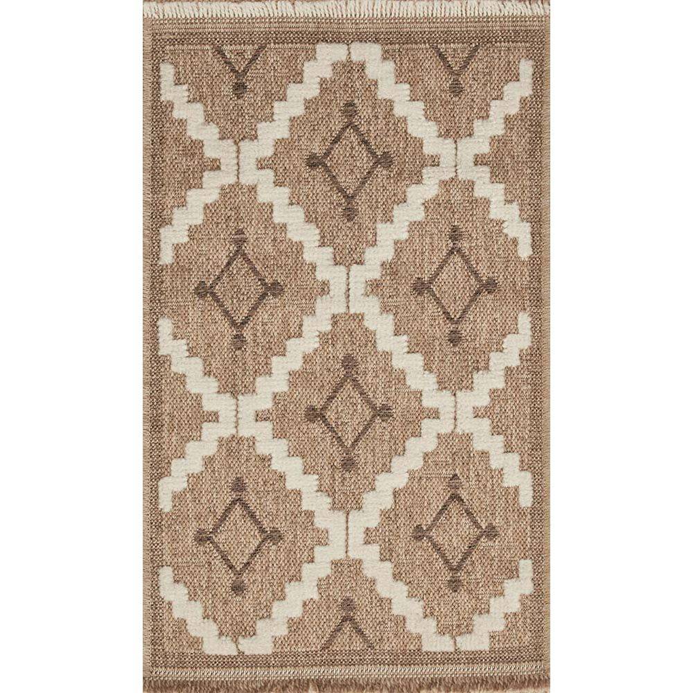 Jardindeco - Tapis intérieur extérieur aspect jute marron Tijuana 9041 230 x 160 cm - Imagen 3