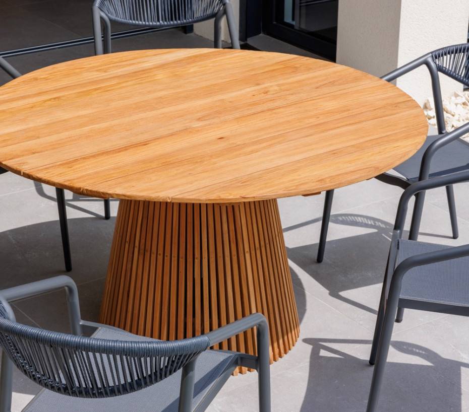 Ensemble table et chaises de jardin  6 places  BALINIS - Image 2