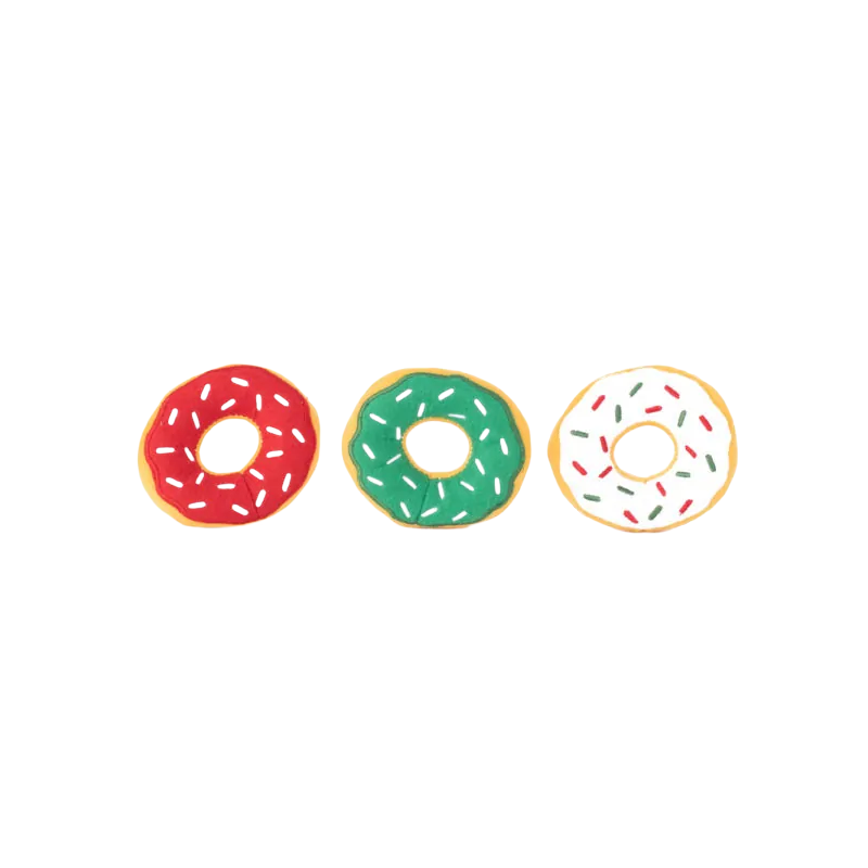Donut de Noël, Peluche pour chien, ZippyPaws