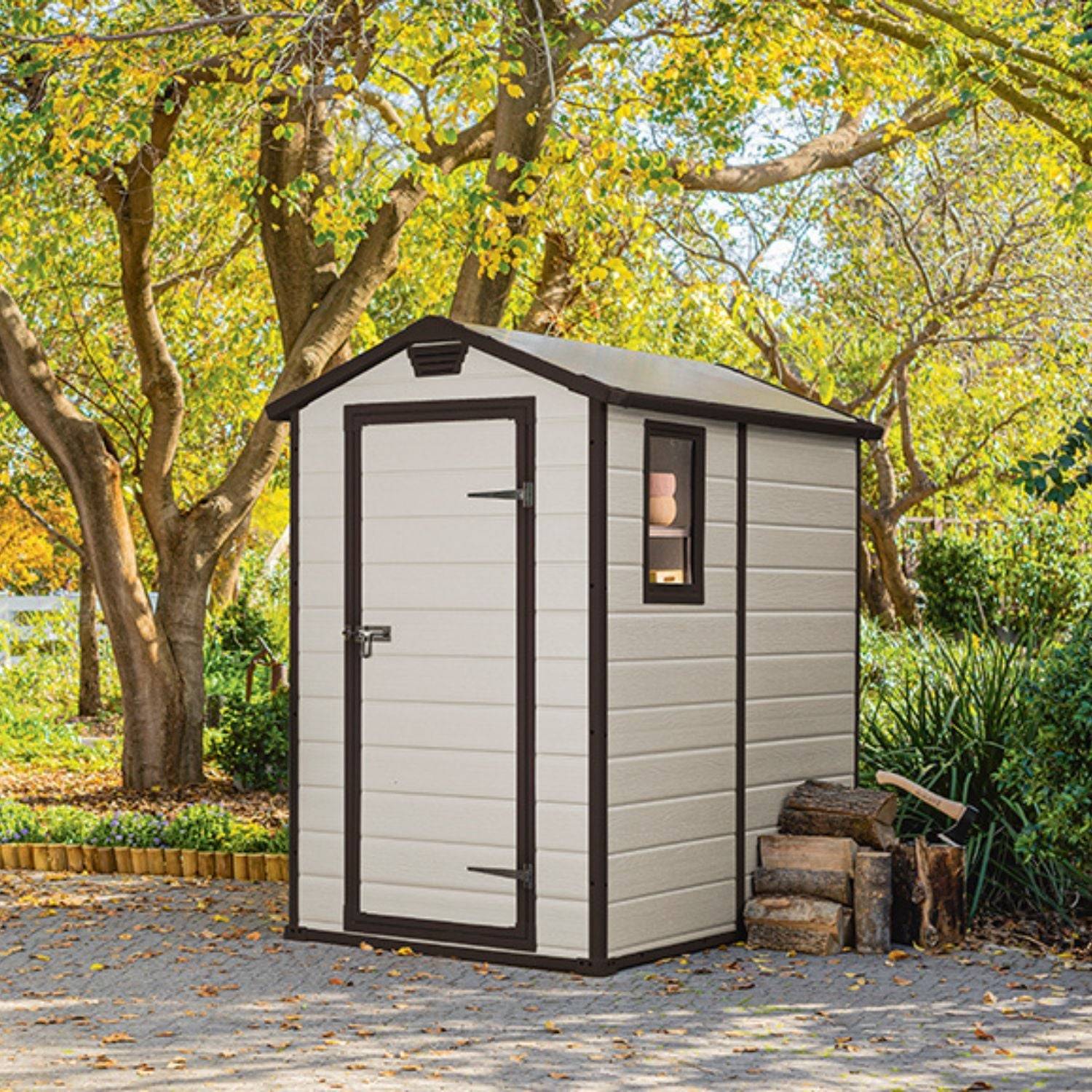 Keter - Abri de jardin 2,3m² MANOR 4x6 Beige Keter - Image 2