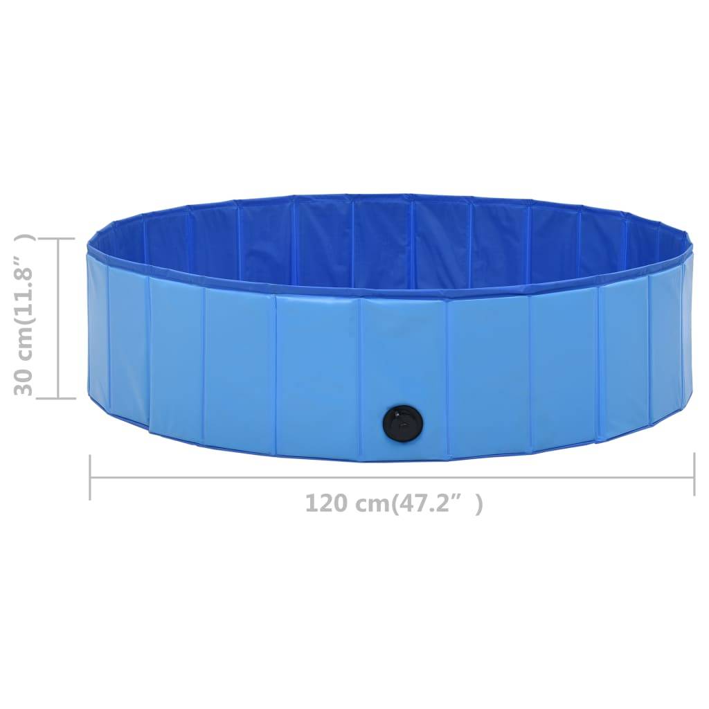 Vidaxl - Piscine pliable pour chiens Bleu 120x30 cm PVC vidaXL 170826 - Image 3