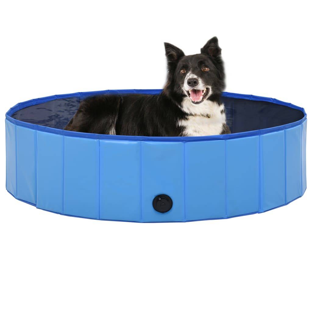 Vidaxl - Piscine pliable pour chiens Bleu 120x30 cm PVC vidaXL 170826 - Image 1