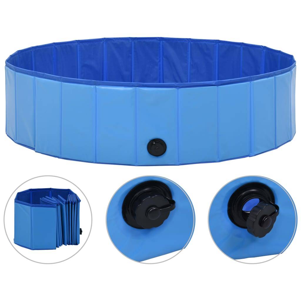 Vidaxl - Piscine pliable pour chiens Bleu 120x30 cm PVC vidaXL 170826 - Image 2