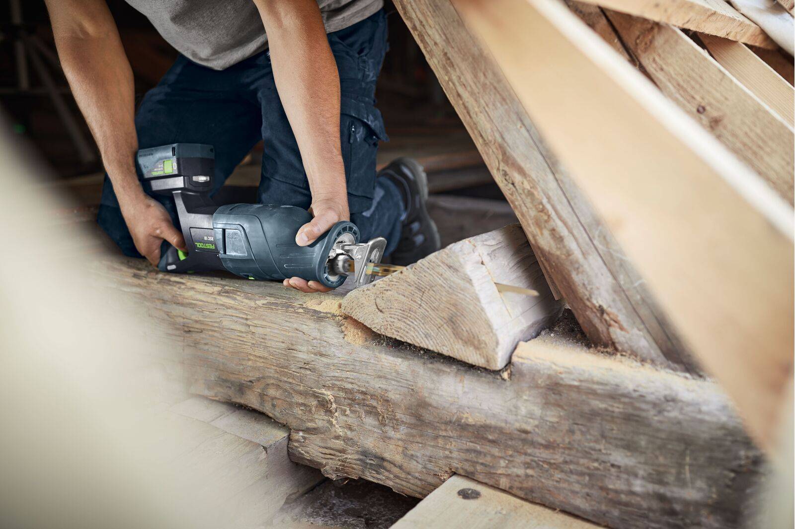 Festool - Scie sabre 18V RSC 18 5,0 EB-Plus + 2 batteries 5Ah + chargeur rapide + coffret Systainer 3 - FESTOOL - 576948 - Imagen 7