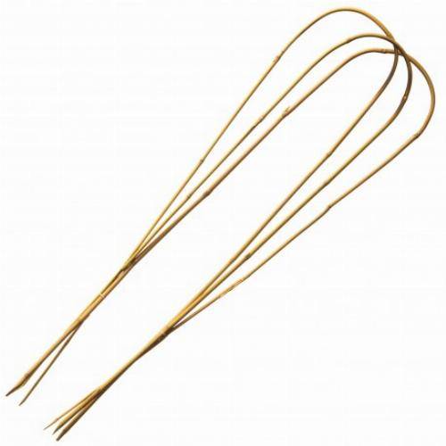 3 Tuteurs arceaux en bambou - 90cm - Imagen 2