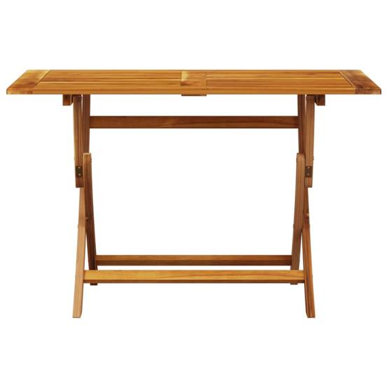 Ensemble de 5 pcs table de jardin avec chaises - mobilier de jardin résine tressée et bois massif-JU2690 - Image 6