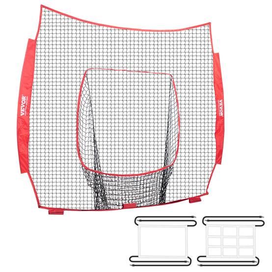 Vevor - VEVOR Filet d'Entraînement de Baseball Softball 213,4x210 cm (Filet Uniquement) - Image 1