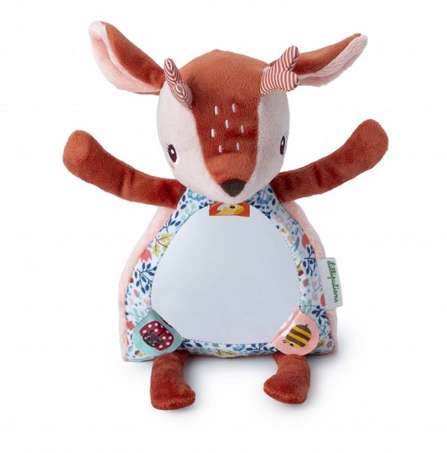Peluche Lilliputiens Coucou miroir Stella le Faon
