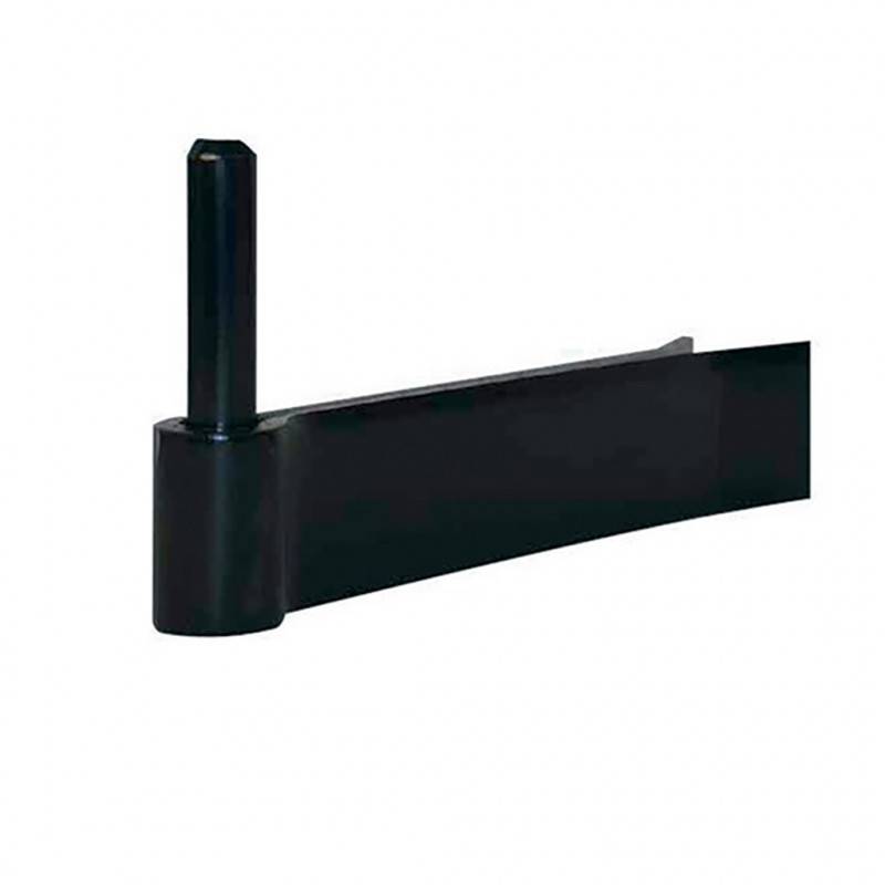 Afbat - Gond à sceller renforcé noir AFBAT - Section mm: 40 x 5 - Dimensions: Ø16 - L 130 mm - Image 1