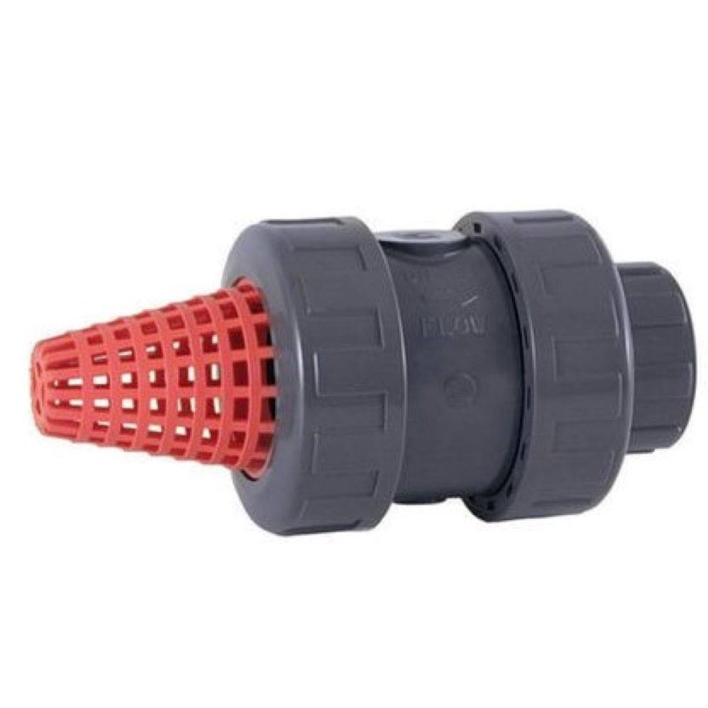 ø63 mm, Clapet crépine à ressort en PVC pression. - Imagen 1