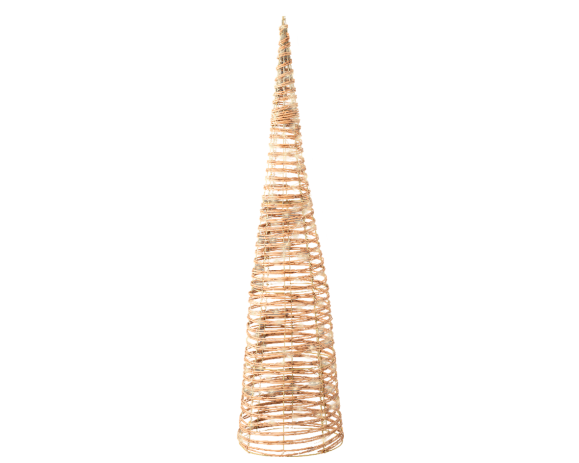 Luminéo - Cono Micro LED natural blanco cálido Ø23 cm Alt. 90 cm - LUMINEO